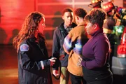 Jaina Lee Ortiz (Andy Herrera), Stacie Greenwell (Delilah Tillerman). Jaina Lee Ortiz (Andy Herrera), Stacie Greenwell (Delilah Tillerman).
