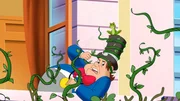 Der Bürgermeister beschimpft die Pflanze, statt duftender Blüten, wachsen dieser nun fesselnde Ranken. Der Bürgermeister beschimpft die Pflanze, statt duftender Blüten, wachsen dieser nun fesselnde Ranken.