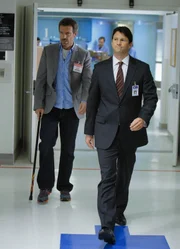 Am Gängel der CIA: Hugh Laurie als Dr. Gregory House (l.). Am Gängel der CIA: Hugh Laurie als Dr. Gregory House (l.).