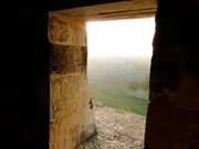 Chichen Itza, Mexico - View from the top of the pyramid. Like the rest of the Maya society, Chichen Itza had monumental architecture, writing, and a sophisticated culture that rivaled anything in the world at the time.