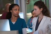 CHICAGO MED - "Intervention" Episode 111 -- Pictured: (l-r) Yaya DaCosta as April Sexton, Rachel DiPillo as Dr. Sarah Reese CHICAGO MED - "Intervention" Episode 111 -- Pictured: (l-r) Yaya DaCosta as April Sexton, Rachel DiPillo as Dr. Sarah Reese