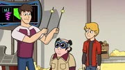 L-R: Ray / Captain Man, Schwoz, Henry / Kid Danger