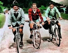 L-R: Heinz Erhardt, Hans-Joachim Kulenkampff, Wolf Albach-Retty