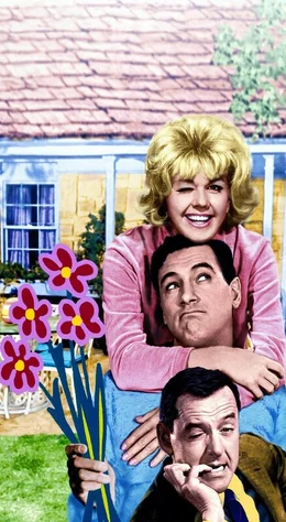 Weil er glaubt, bald sterben zu m&uuml;ssen, will George Kimball (Rock Hudson, M.) f&uuml;r seine Frau Judy (Doris Day, oben) schnellstm&ouml;glich einen neuen Mann finden. Hilfesuchend wendet er sich an seinen Freund und Nachbarn Arnold Nash (Tony Randall, unten) ...
