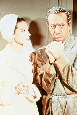 Sir Charles Lytton (David Niven) ist auf der Flucht vor Inspector Clouseau und versteckt sich bei dessen Frau Simone (Capucine).
