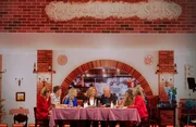 V. li. Annemarie & Wayne Carpendale, Moderatorin Barbara Schöneberger, Veronika Ferres, Heiner Lauterbach, Leony und Frauke Ludowig. V. li. Annemarie & Wayne Carpendale, Moderatorin Barbara Schöneberger, Veronika Ferres, Heiner Lauterbach, Leony und Frauke Ludowig.