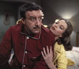 Ein &bdquo;Phantom&ldquo; klaut wohlhabenden Damen ihre wertvollen Preziosen. Es scheint immer dort zu sein, wo das Geld ist. Eben gerade im italienischen Winterparadies der Reichen: Cortina. Auch Inspecteur Clouseau (Peter Sellers) und seine Frau Simone (Capucine) sind dort, dem &bdquo;Phantom&ldquo; dicht auf den Fersen.