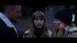 L-R: Alan Weddle (Chris Bruno), Emily Weddle (Allison Gold), Cami Weddle (Jessica Morris)