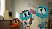 v.li.: Darwin, Gumball, Nicole v.li.: Darwin, Gumball, Nicole