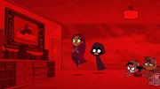 L-R: Starfire, Raven, Robin und Beast Boy L-R: Starfire, Raven, Robin und Beast Boy