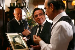 Wolfgang B&ouml;ck (Louis Falke), Elmar Wepper (Wendel Overmann), Enrico Migliore (Sergio).