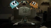 v.li.: Gumball, Larry, Darwin v.li.: Gumball, Larry, Darwin
