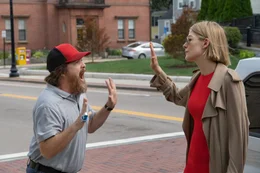 I CARE A LOT (2021) Macon Blair as Feldstrom and Rosamund Pike as Marla.  Cr: Seacia Pavao/NETFLIX