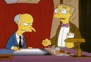 Mr. Burns schickt den überarbeiteten Smithers in Urlaub.