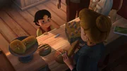 Heidi will mit dem Fossil ein Brot kaufen. Heidi will mit dem Fossil ein Brot kaufen.