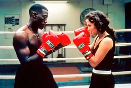 Training f&uuml;r die harte Arbeit in den U-Bahn Tunnels New Yorks: John (Wesley Snipes, l.) und Grace (Jennifer Lopez, r.)