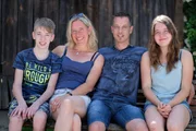 Familie Schreiber (von links): Sohn Tobias, Sonja und Heinz Schreiber und Tochter Antonia.