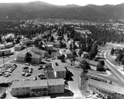 TA-1 looking towards Sundt Housing Area from atop water tower, Image Number: 584244; 21-00004741 TA-1 looking towards Sundt Housing Area from atop water tower