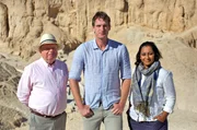 John Sergeant, Dan Snow und Raksha Dave, in &Auml;gypten.