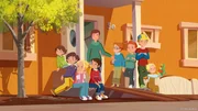 Jetzt sind sie vollzählig – die Kinder aus dem Möwenweg. Jetzt sind sie vollzählig – die Kinder aus dem Möwenweg.