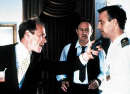 L-R: Scott Pritchard (Will Patton), David Brice (Gene Hackman) und Tom Farrell (Kevin Costner).