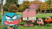 v.li.: Gumball, Tobias, Richard, Anais, Darwin
