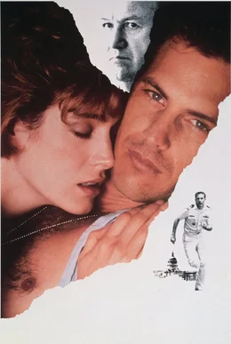 L-R: Susan Atwell (Sean Young) und Tom Farrell (Kevin Costner)