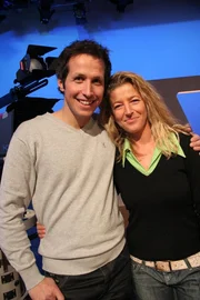 Willi Weitzel mit der Moderatorin Conny Ruppert. Willi Weitzel mit der Moderatorin Conny Ruppert.