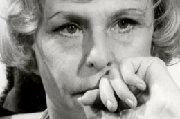 Leni Riefenstahl im CBC-Interview &bdquo;Leni Riefenstahl in her own words&ldquo; (1965).