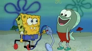 SpongeBob (l.)