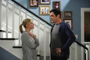 Claire Dunphy (Julie Bowen, l.); Phil Dunphy (Ty Burrell, r.)