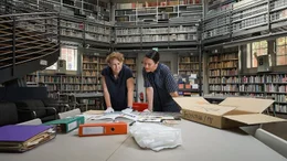 Monika Platzer, Expertin vom Architekturzentrum Wien und die Kunsthistorikerin Lisa Ortner-Kreil.