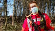 Doctor Paul Onion talking to the camera about the motocross biker's injuries