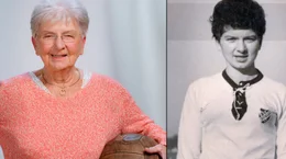 Christa Kleinhans heute und Christa circa 1963.
