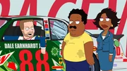 L-R: Dale Earnhardt Jr., Cleveland Brown, Donna Tubbs-Brown