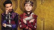 L-R:  Lord Vexler (Karan Soni), Prince Chauncley (Daniel Radcliffe) L-R:  Lord Vexler (Karan Soni), Prince Chauncley (Daniel Radcliffe)