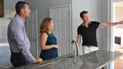 David Bromstad and winners during the tour on HGTV's My Lottery Dream Home