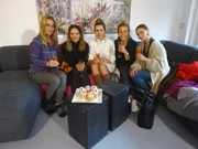 V.l.: Kandidatin Tina, Nadine, Julia, Jara und Lara V.l.: Kandidatin Tina, Nadine, Julia, Jara und Lara