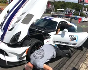 Mechanic Dieter has been working there for many months on a rarity on four wheels. Mechanic Dieter has been working there for many months on a rarity on four wheels.