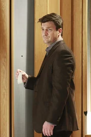 Im Tonstudio entdeckt Castle (Nathan Fillion) ein Einschussloch in der Wand. Wissen die Musikproduzenten doch mehr &uuml;ber den Mord an der jungen S&auml;ngerin Hayley Blue?