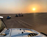 The adventurous businessman explores the desert with his daughters Jacqueline and Paulina. The adventurous businessman explores the desert with his daughters Jacqueline and Paulina.