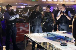 Sie sind die einzige Hoffnung, den ersten Putsch in der amerikanischen Geschichte zu vereiteln: (v.l.n.r.) Toby Lee Shavers (Michael Roof), xXx Agent Darius Stone (Ice Cube), Zeke (Xzibit) und Agent Kyle Steele (Scott Speedman) ...