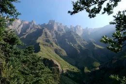 Universum: "Im Bann der Drachenberge", Ein Portrait des h&ouml;chsten Gebirges im s&uuml;dlichen Afrika. Die Drakensberge sind ein s&uuml;dafrikanischer Nationalpark und Weltnatur- und -kulturerbe. Die Hauptdarsteller des Films sind ein Trupp von Pavianen und eine Familie von Elen-Antilopen. Beide Arten ziehen mit den Jahreszeiten und dem verf&uuml;gbaren Nahrungsangebot Jahr f&uuml;r Jahr aus den Ebenen am Fu&szlig; der Drakensberge hinauf in die Gipfelregion, wo sie K&auml;lte, St&uuml;rme und heftige Unwetter erwarten. Der Film wird im Speziellen ein Elen-Kalb ein Jahr lang auf seinem Weg durch die Bergwelt und beim Heranwachsen begleiten