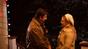 Rebecca Kush (Kay Weden) and Joe DiMartino (Viktor Gunnarsson) saying bye
