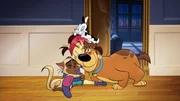 v.li.: Chester, Mina Monroe, Bunnicula, Harold
