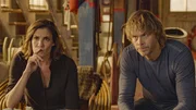 Special Agent Kensi Blye (Daniela Ruah) and LAPD Liaison Marty Deeks (Eric Christian Olsen) Special Agent Kensi Blye (Daniela Ruah) and LAPD Liaison Marty Deeks (Eric Christian Olsen)