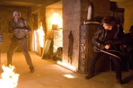 Zwischen Roland (Samuel L. Jackson, l.) und Griffin (Jamie Bell, r.) entbrennt ein Kampf auf Leben und Tod ...