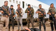 (v.li.): Chris O’Donnell (Special Agent G. Callen), Daniela Ruah (Special Agent Kensi Blye), Eric Christian Olsen (Investigator Martin ‚Marty‘ Deeks), LL Cool J (Special Agent Sam Hanna), Wilmer Valderrama (NCIS Special Agent Nicholas „Nick“ Torres), Vanessa Lachey (Jane Tennant)