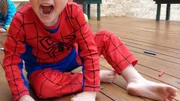 William Tyrrell im Spiderman-Kostüm