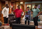 (v.l.n.r.) Malcolm Butler (Sheaun McKinney); Calvin Butler (Cedric the Entertainer); Tina Butler (Tichina Arnold); Marty Butler (Marcel Spears)